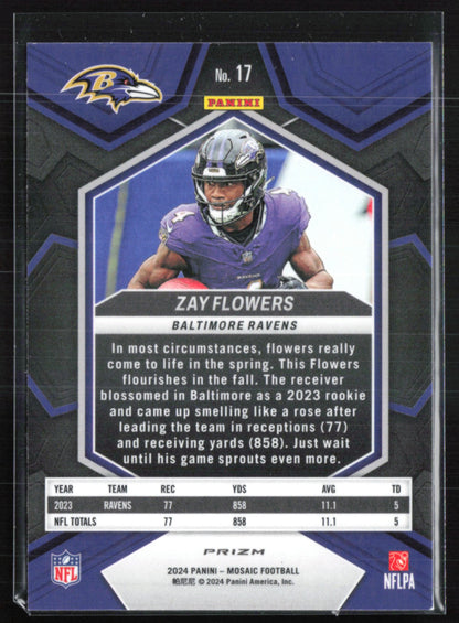 Zay Flowers Mosaic Prizm