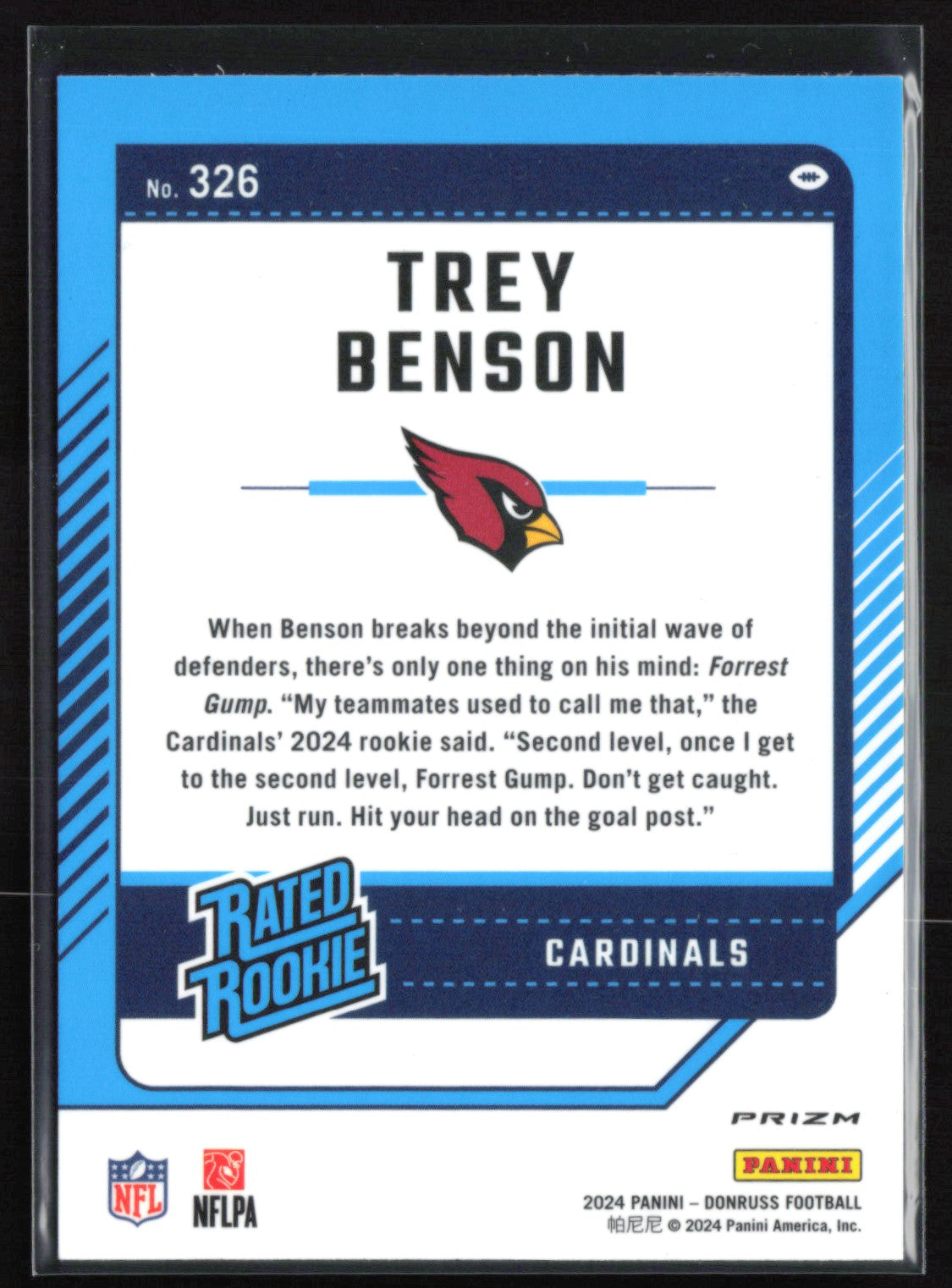 Trey Benson RC Pink Holo