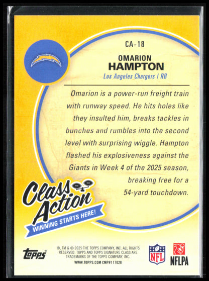 Omarion Hampton RC Class Action