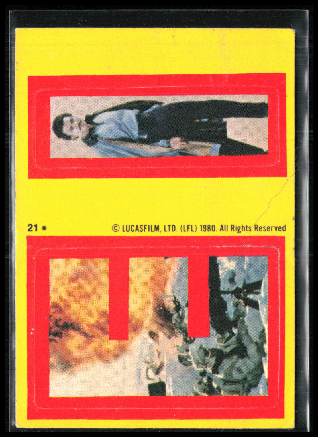 Star Wars Sticker 1980 Topps Emprie Strikes Back