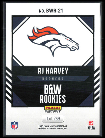 RJ Harvey B&W Rookies /269