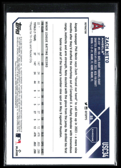 Zach Neto RC Refractor