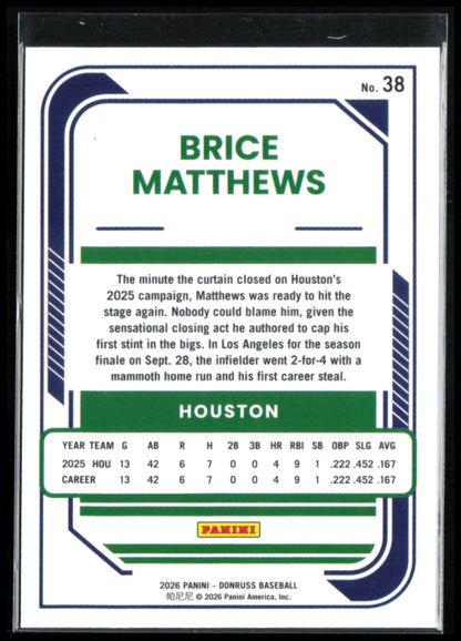 Brice Matthews RC