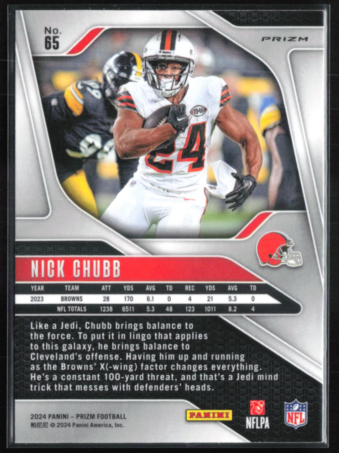 Nick Chubb Orange Disco