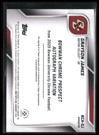 Grayson James 1st Bowman Auto /299