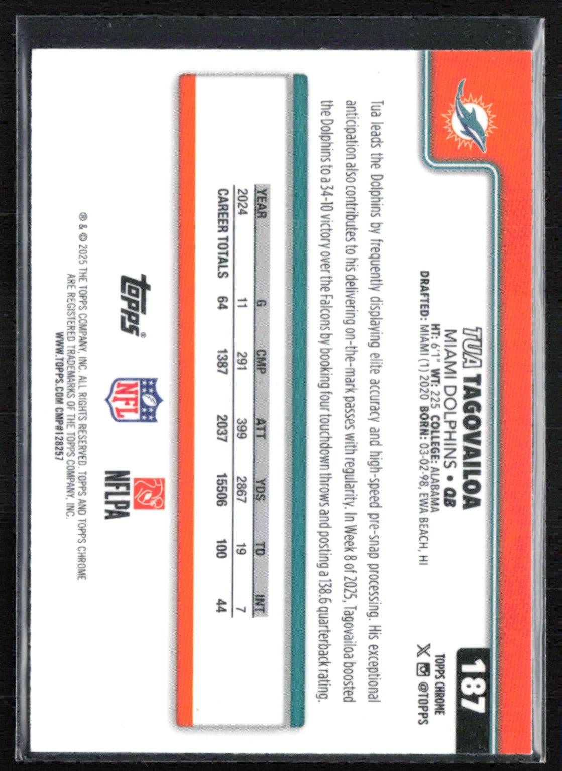 Tua Tagovailoa RWB Refractor