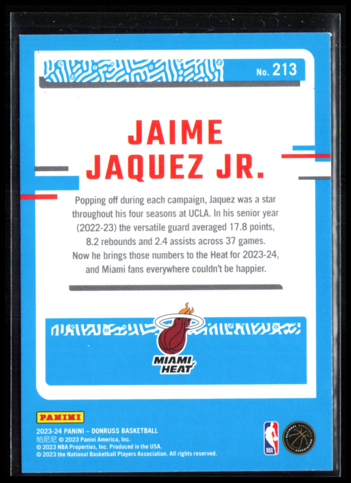 Jaime Jaquez Jr. RC