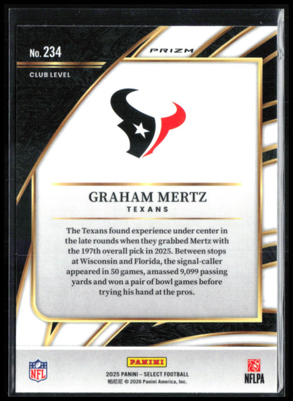 Graham Mertz RC Silver