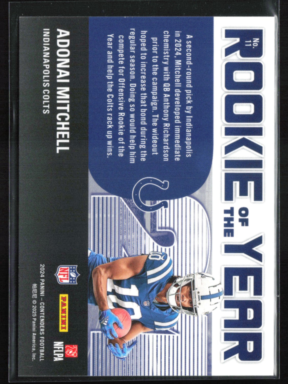 Adonai Mitchell RC Rookie of the Year