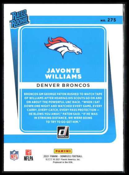 Javonte Williams RC