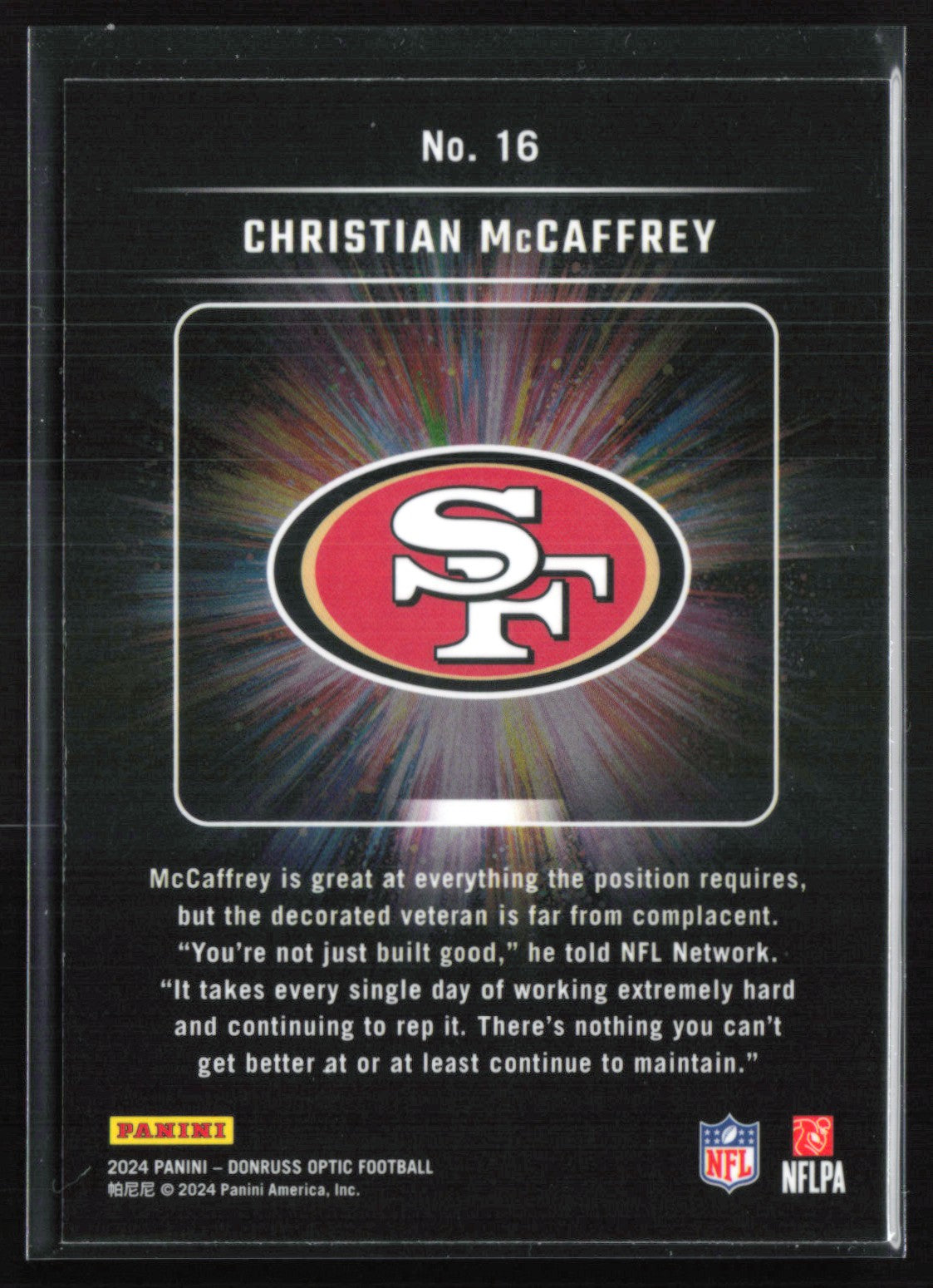 Christian McCaffrey Light it Up
