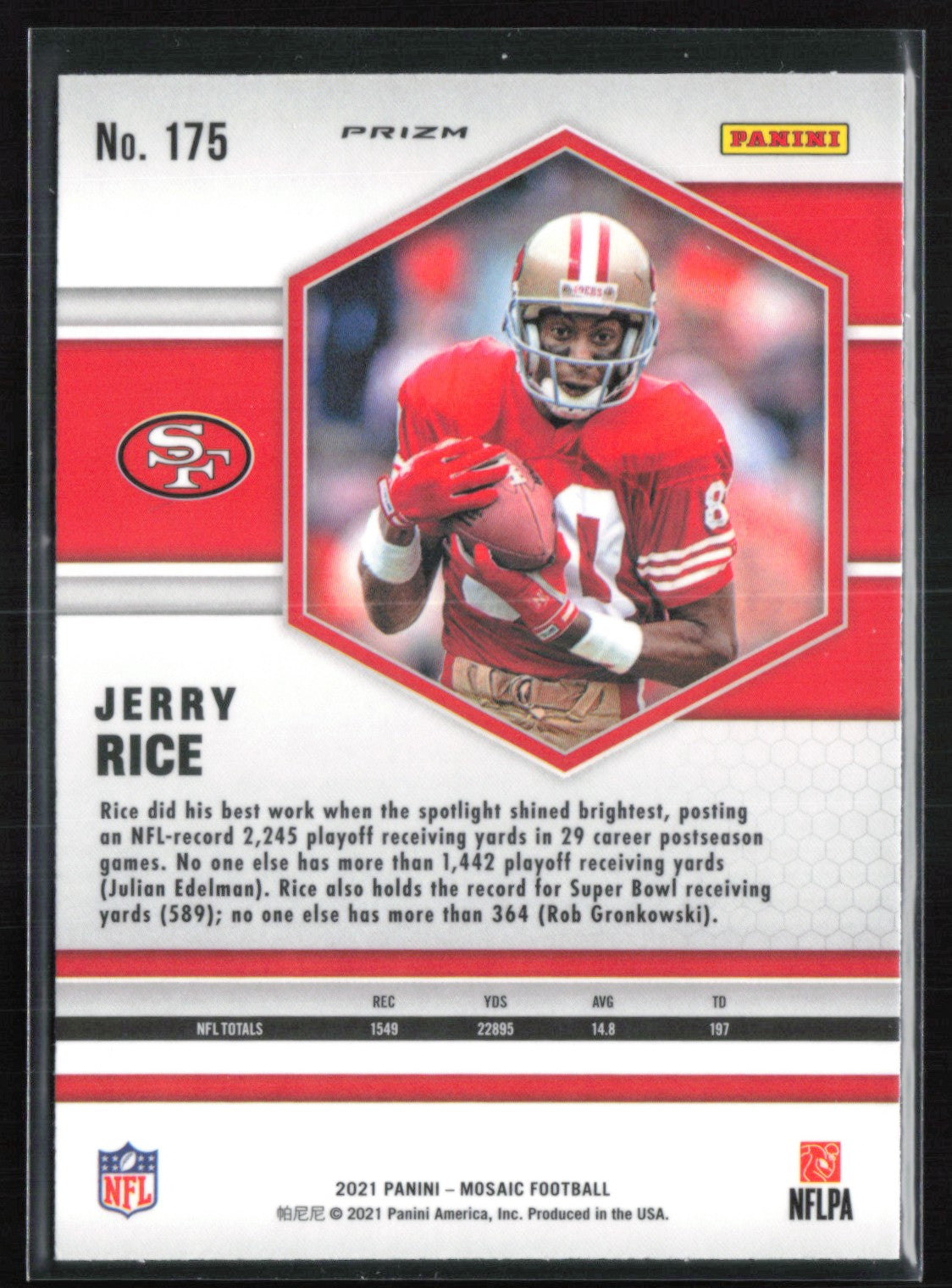 Jerry Rice Mosaic Prizm