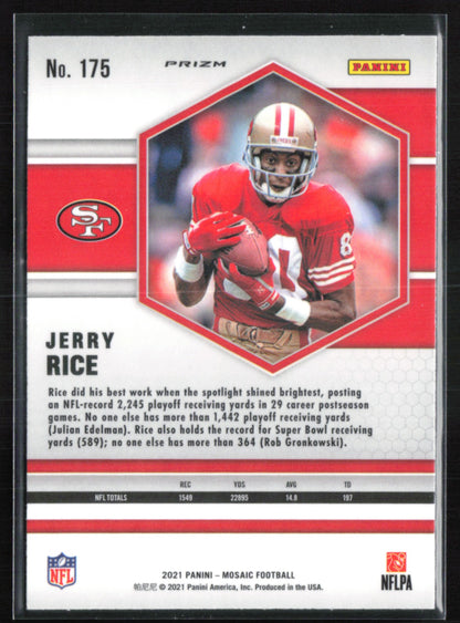 Jerry Rice Mosaic Prizm