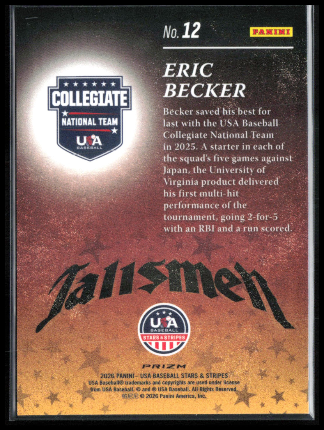 Braden Montgomery Talismen Disco