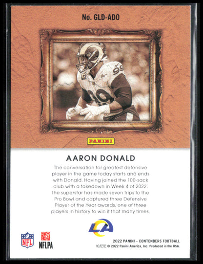 Aaron Donald Green Foil