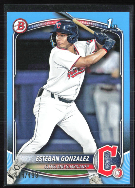 Esteban Gonzalez 1st Bowman /499 Blue