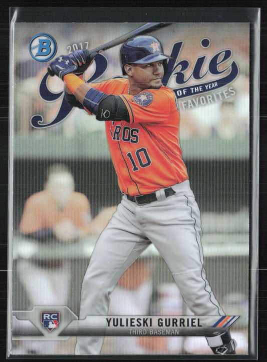 Yulieski Gurriel RC 2017 Rookie of the Year Favorites