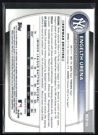 Engelth Urena 1st Bowman