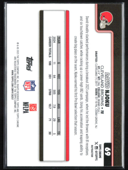 David Njoku Refractor