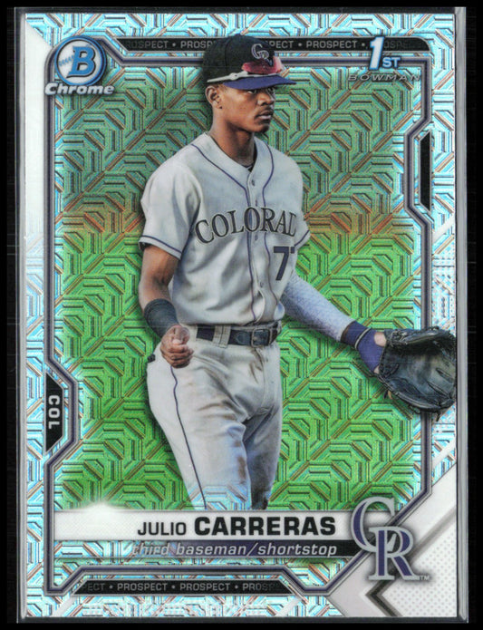 Julio Carreras 1st Bowman Mojo