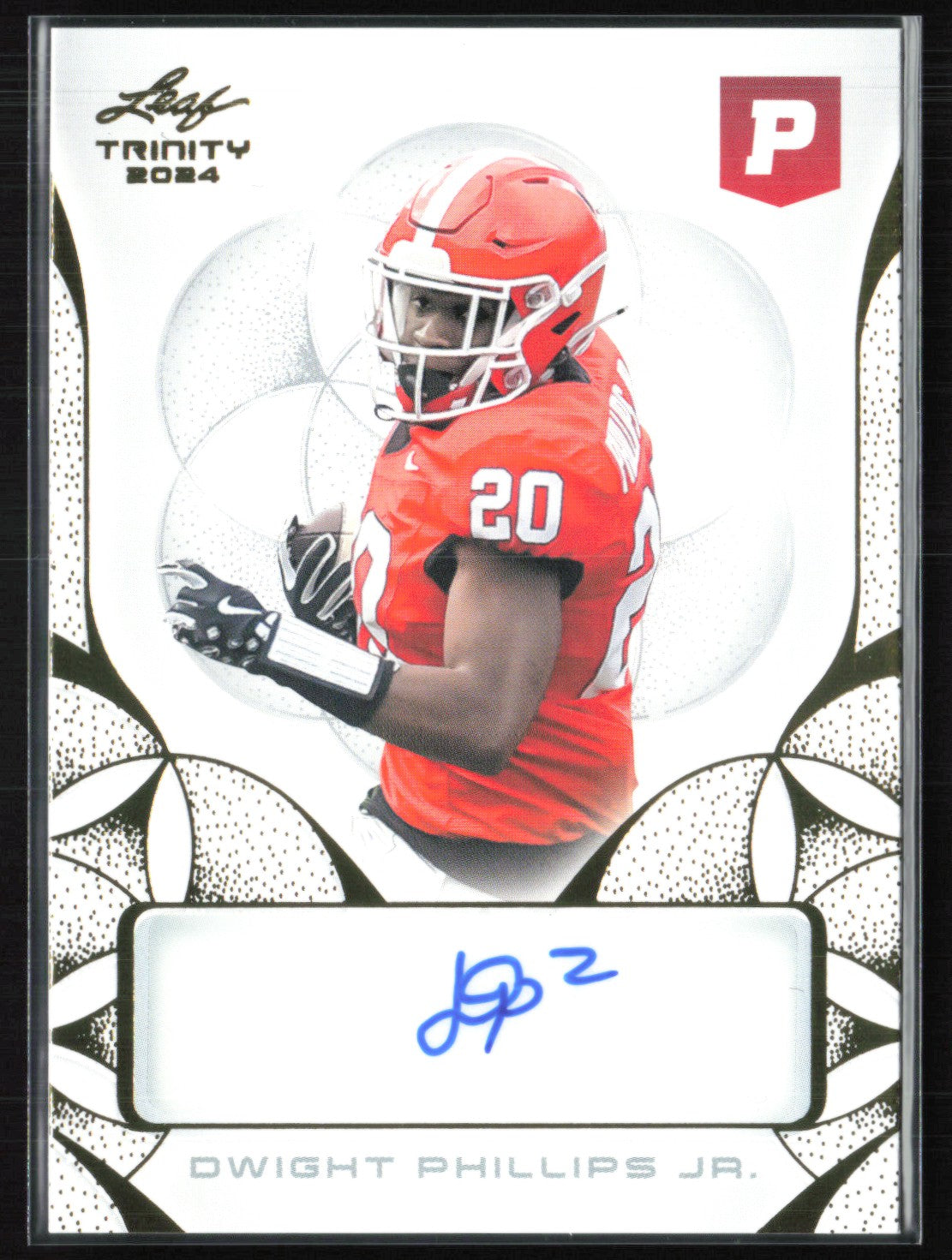 Dwight Stephenson Auto 2024 Leaf Trinity