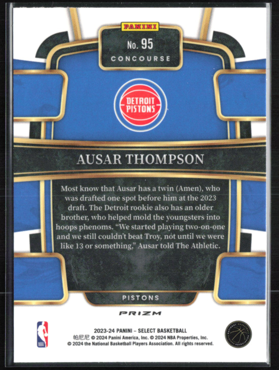 Ausar Thompson RC Silver