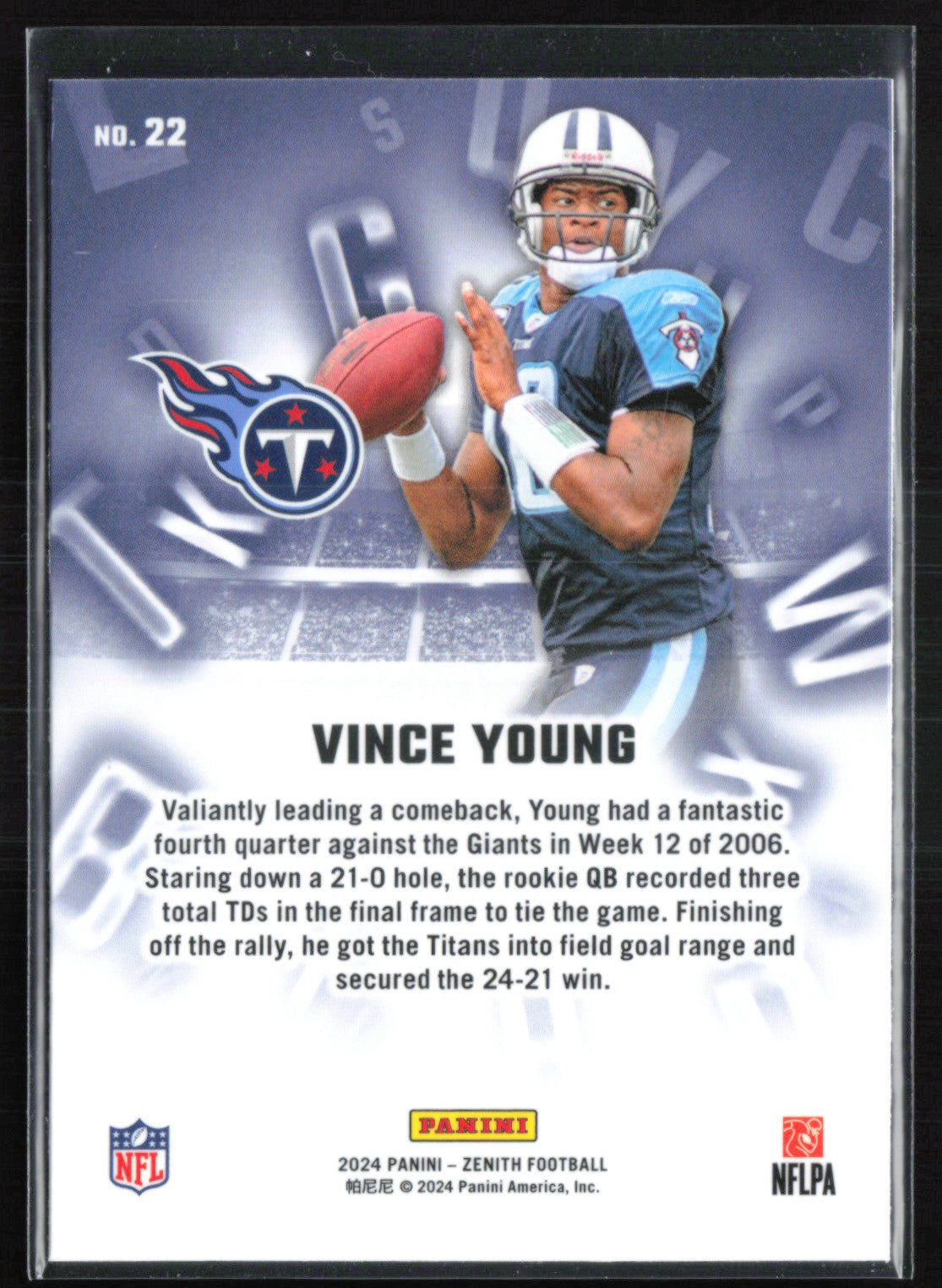 Vince Young A to Z
