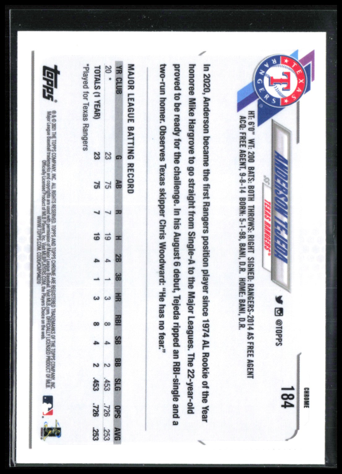 Anderson Tejeda RC Prism