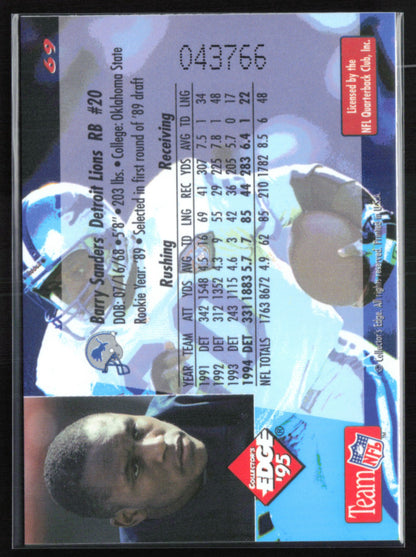 Barry Sanders 1995 Edge