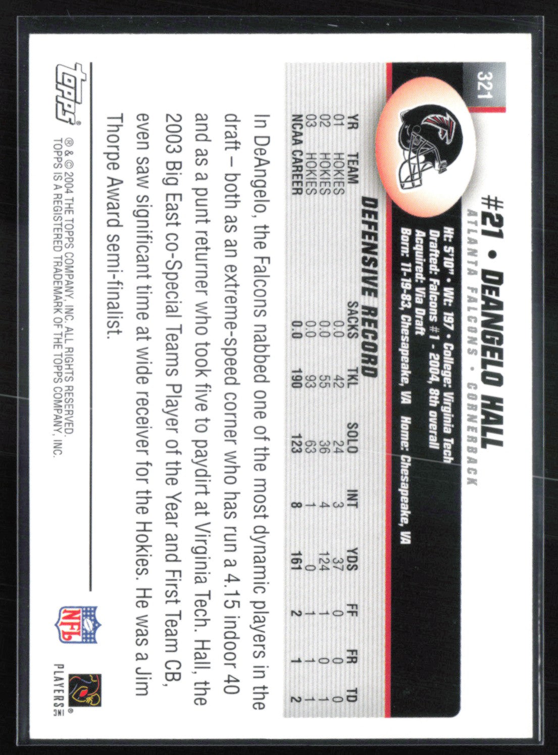 DeAngelo Hall RC