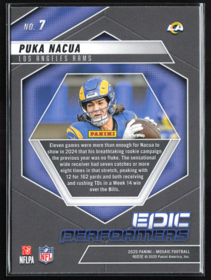 Puka Nacua Mosaic Prizm