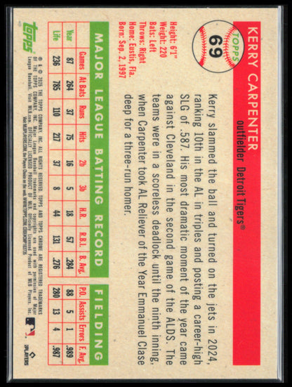 Kerry Carpenter Gold Refractor /50