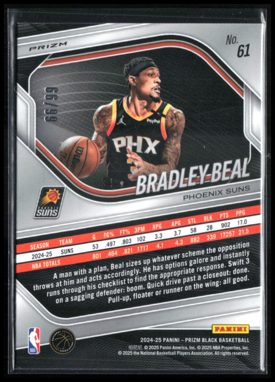 Bradley Beal Purple Prizm /99