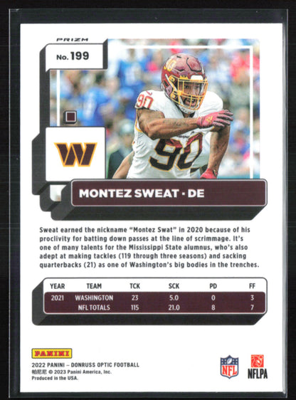 Montez Sweat Red Stars
