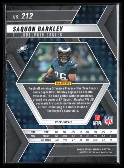 Saquon Barkley Mosaic Prizm