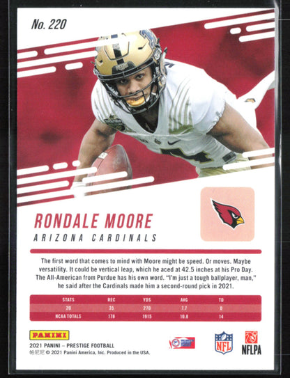 Rondale Moore RC Blue /249