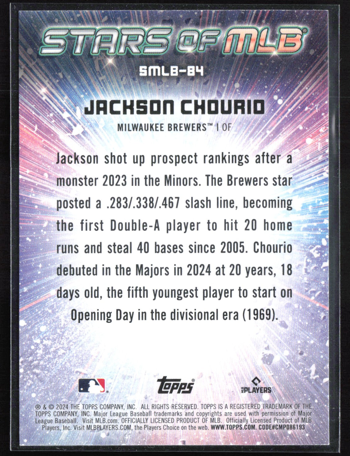 Jackson Chourio RC