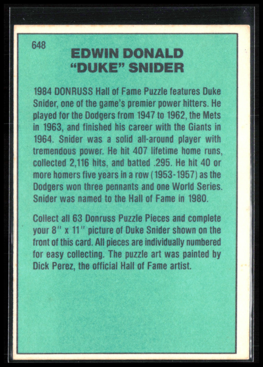 Duke Snider Diamond Kings