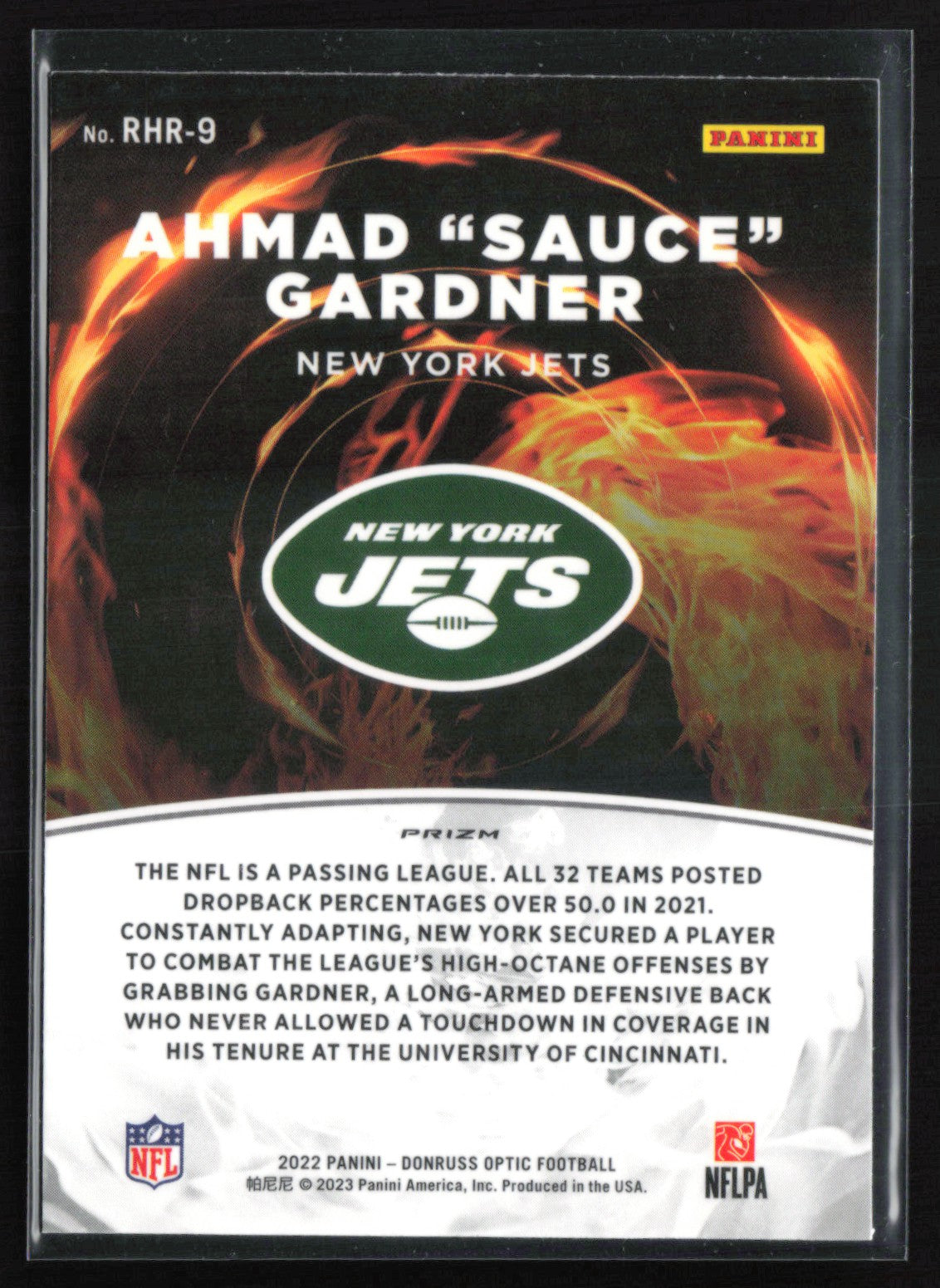 Ahmad Sauce Gardner RC Red-Hot Rookies Holo