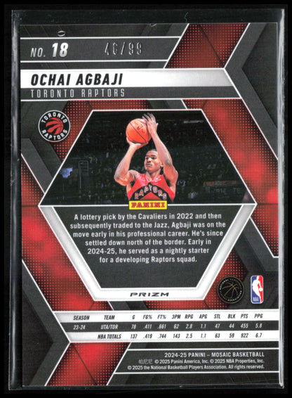Ochai Agbaji Red Fast Break /99