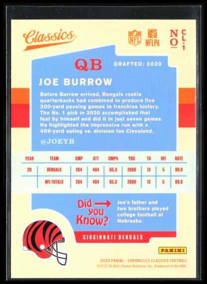 Joe Burrow RC Classics