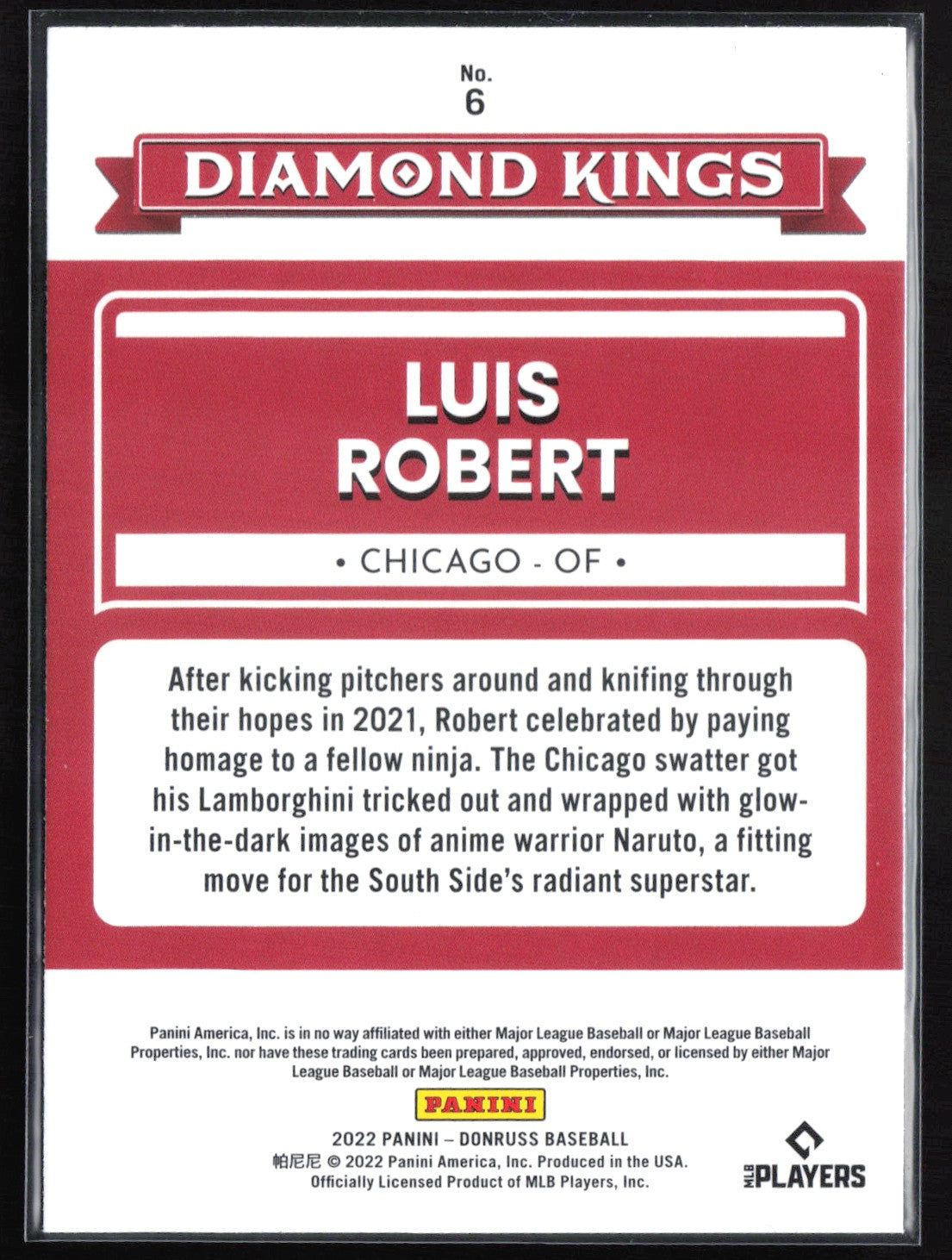 Luis Robert Purple Foil
