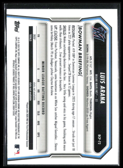 Luis Arana 1st Bowman