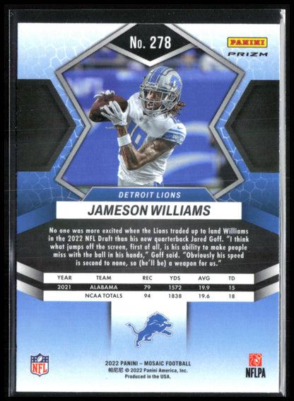 Jameson Williams RC Pink Camo
