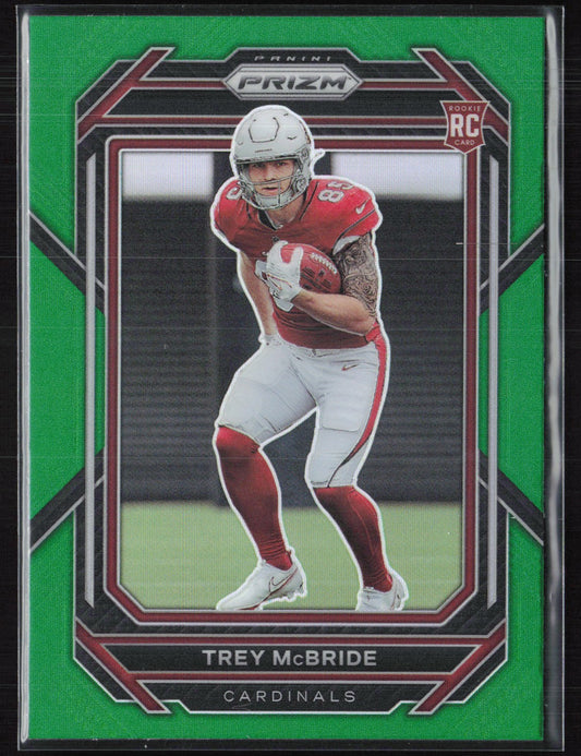 Trey McBride RC Green Prizm