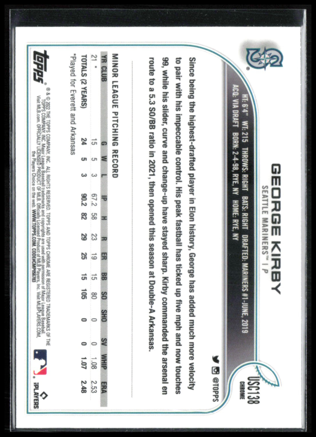 George Kirby RC