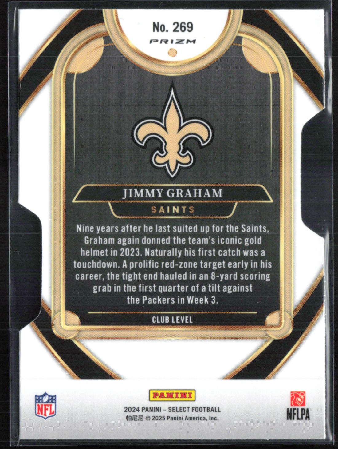 Jimmy Graham Silver Die-Cut