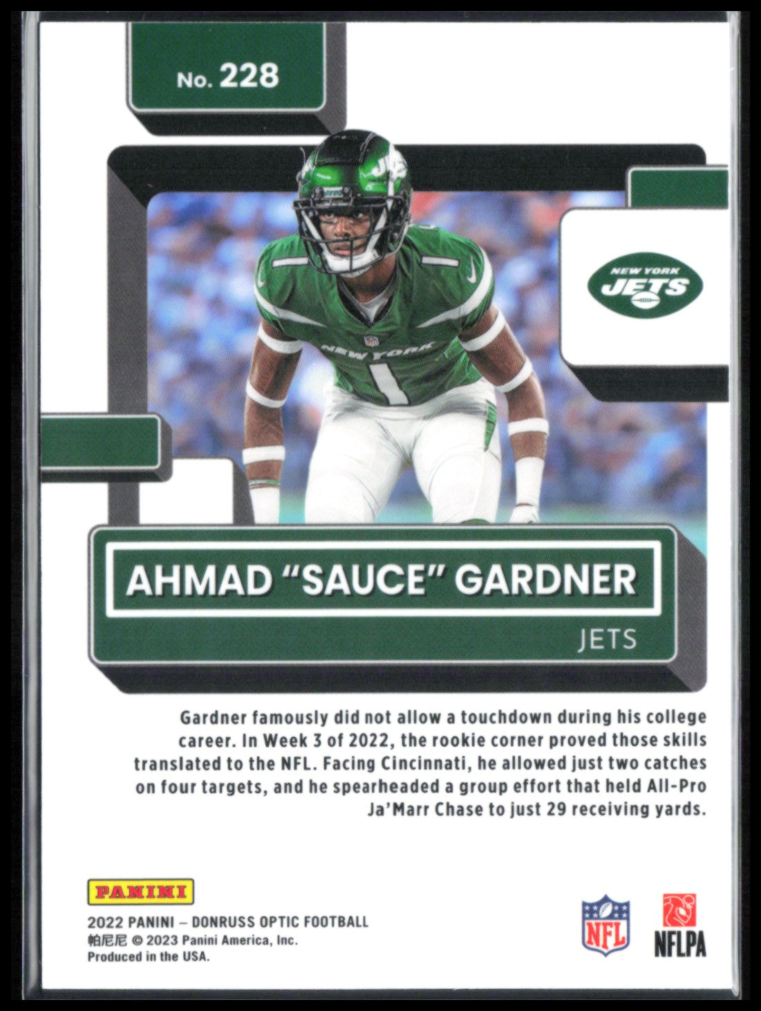Ahmad Sauce Gardner RC