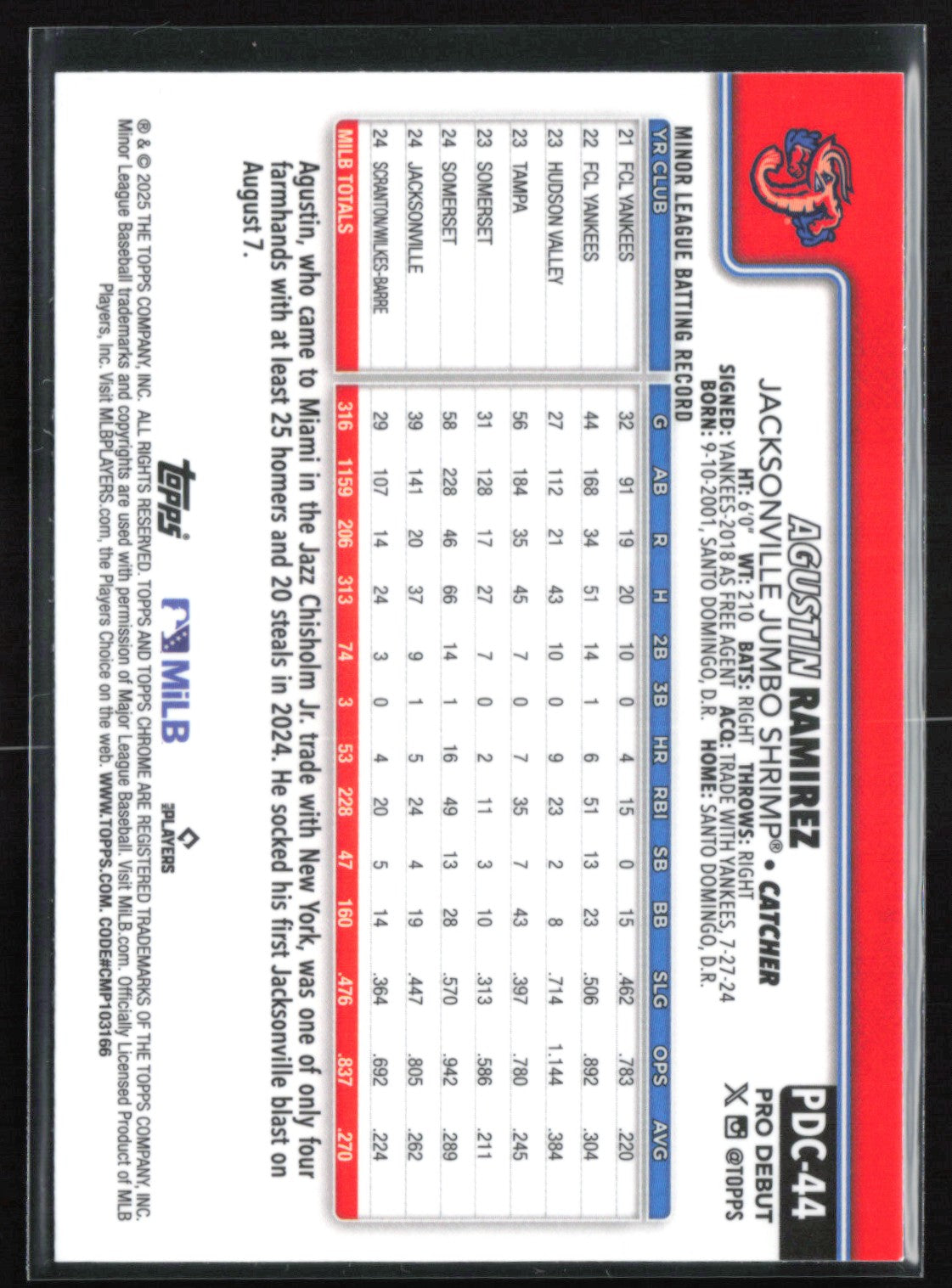 Agustin Ramirez Pro Debut