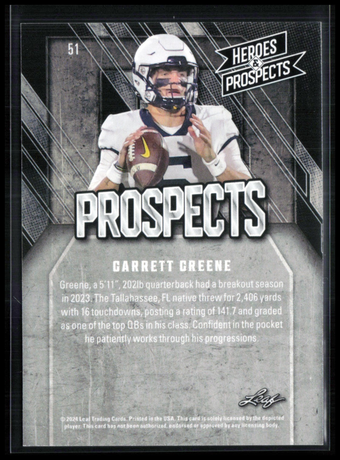 Garrett Greene Prospects